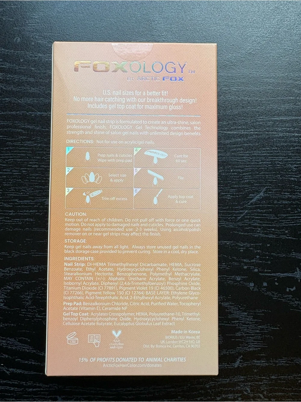 Foxology Gel Nail Kit by Arctic Fox - Nude Confession